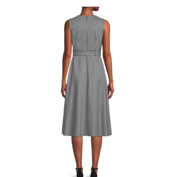 NWT CALVIN KLEIN Gingham Dress - Picture 2 of 8